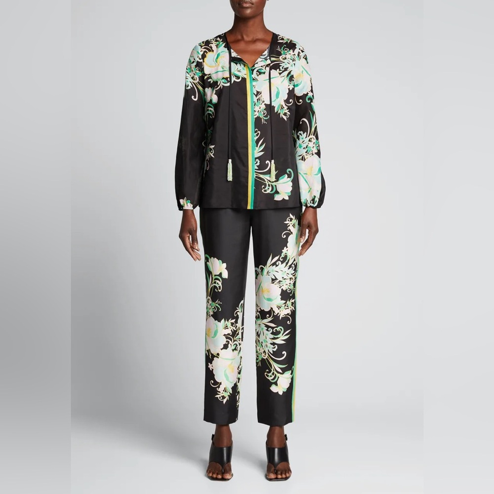Kobi Halperin ‘Dani’ Floral Silk Pants